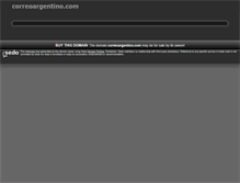 Tablet Screenshot of correoargentino.com